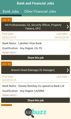 JobBuzz Free Job Alert android App screenshot 1